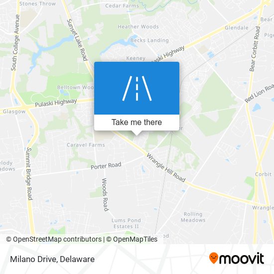 Mapa de Milano Drive