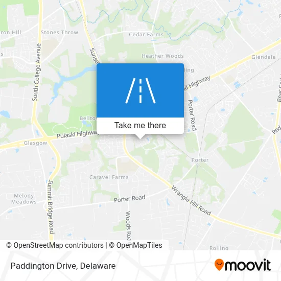 Paddington Drive map