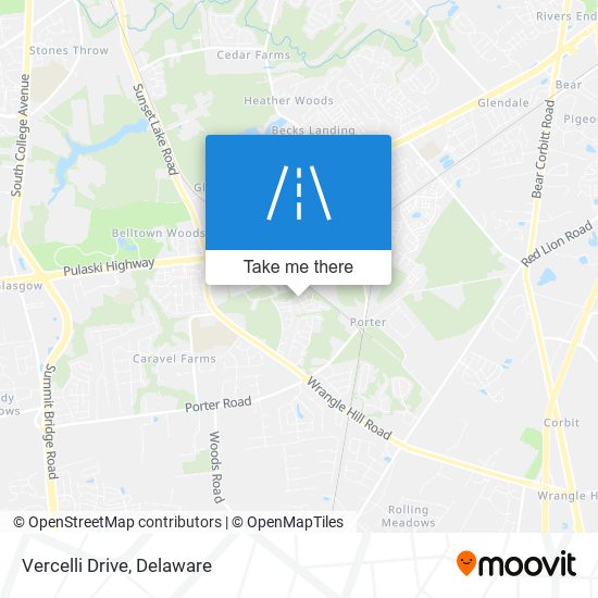Mapa de Vercelli Drive