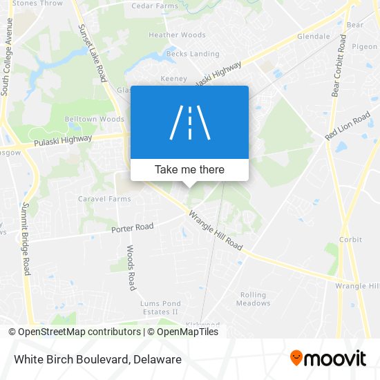 Mapa de White Birch Boulevard