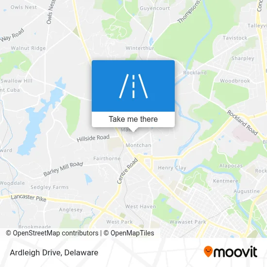 Ardleigh Drive map