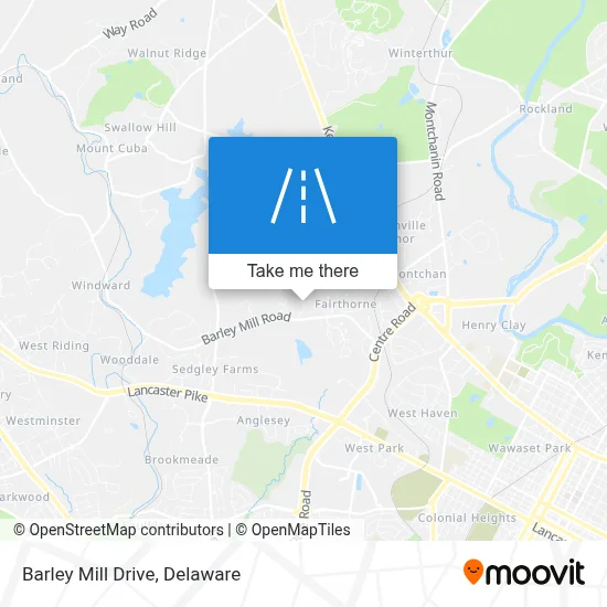 Barley Mill Drive map