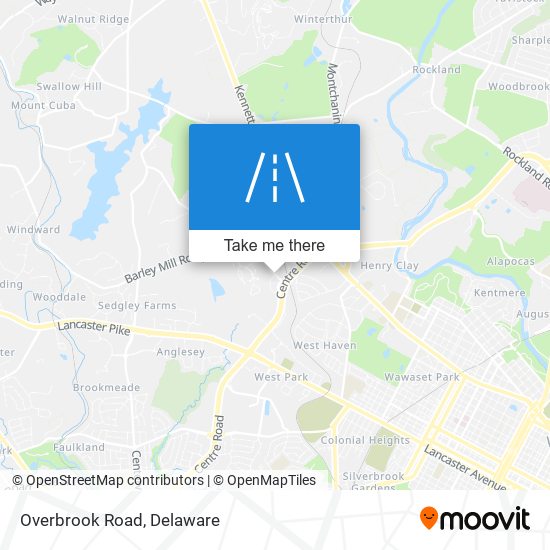 Mapa de Overbrook Road