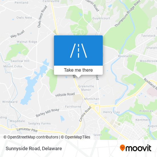 Mapa de Sunnyside Road