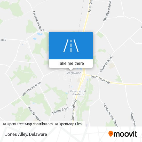 Mapa de Jones Alley