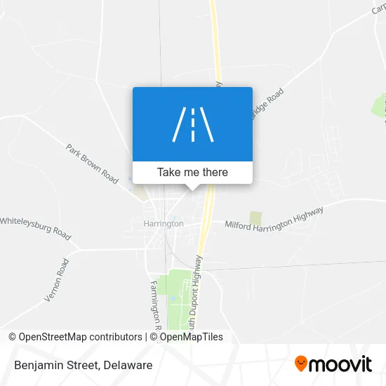 Benjamin Street map