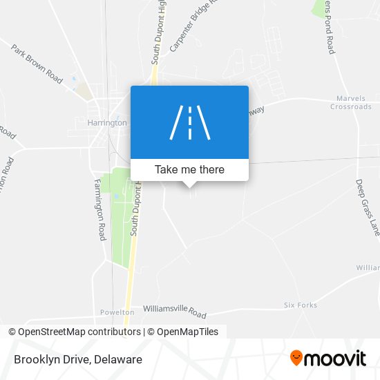 Brooklyn Drive map