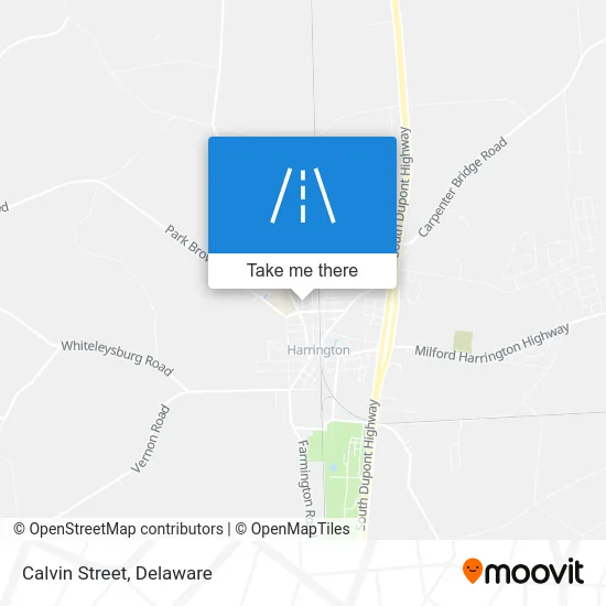 Calvin Street map