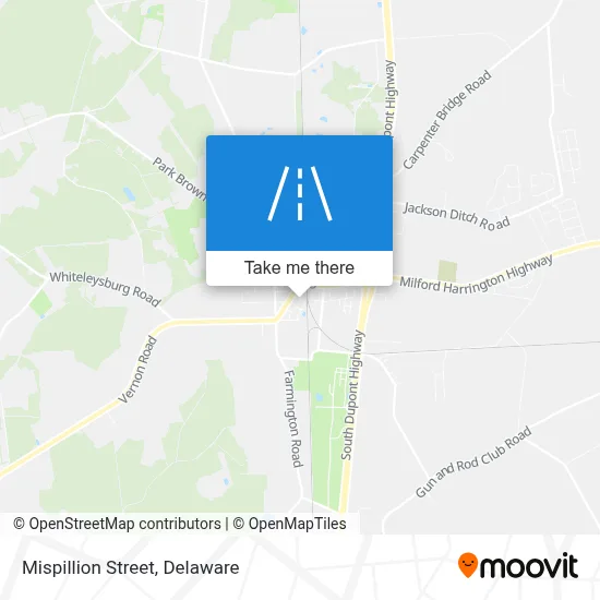 Mispillion Street map