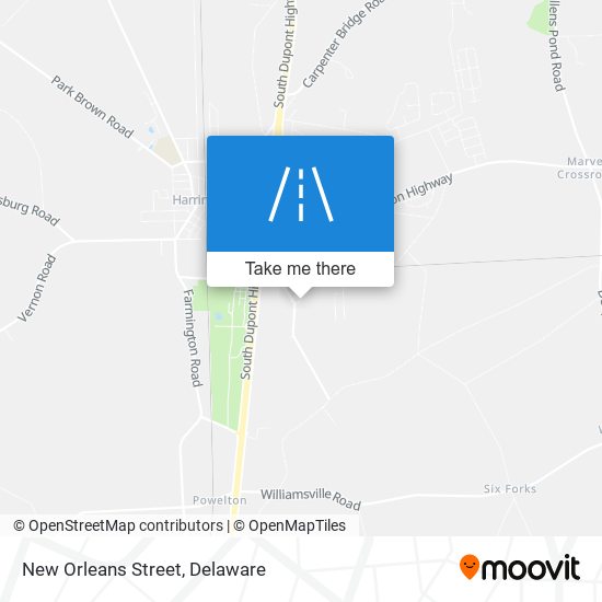 Mapa de New Orleans Street