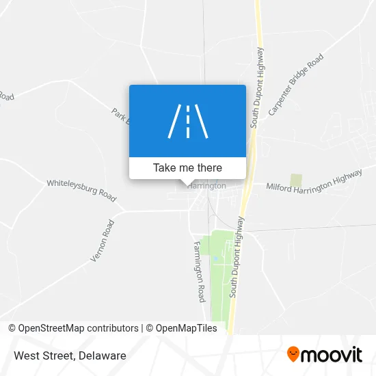 West Street map