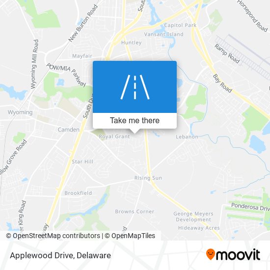 Applewood Drive map