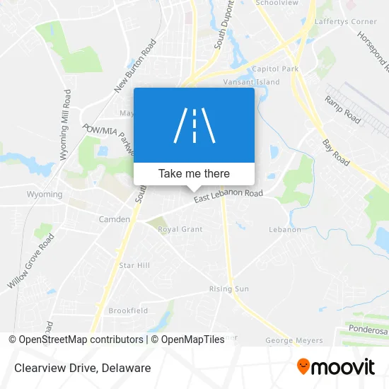 Clearview Drive map