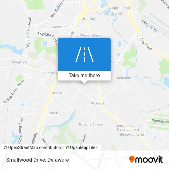 Smallwood Drive map