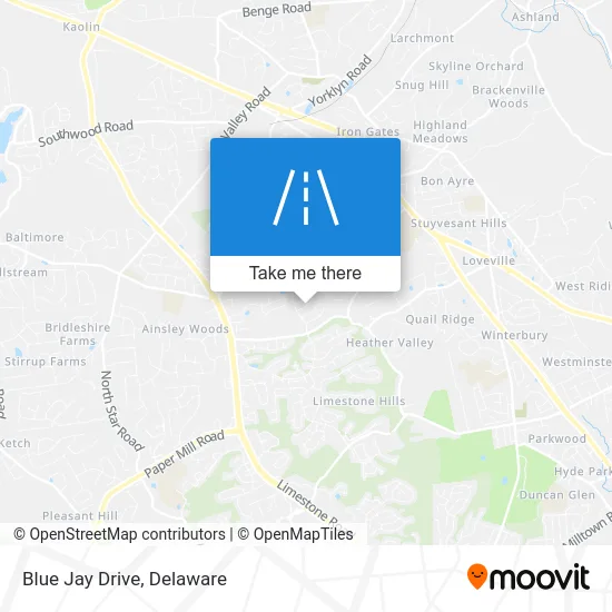 Blue Jay Drive map
