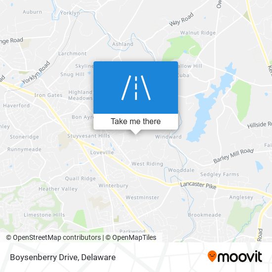 Mapa de Boysenberry Drive
