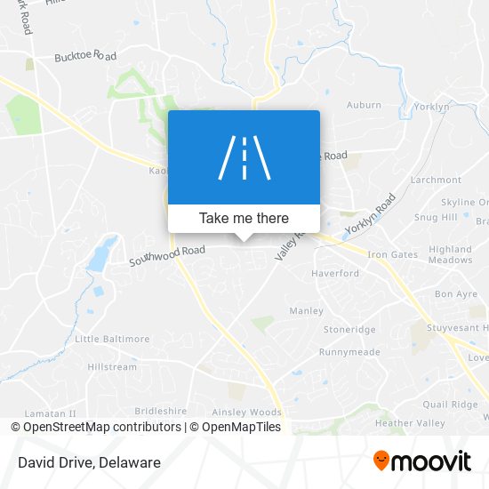 Mapa de David Drive