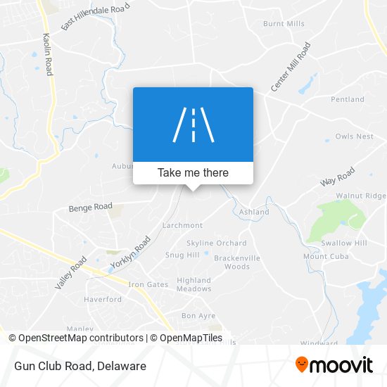 Mapa de Gun Club Road