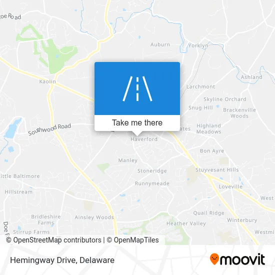 Hemingway Drive map