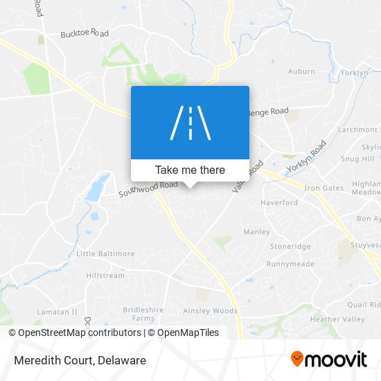 Mapa de Meredith Court