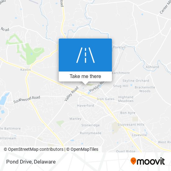 Mapa de Pond Drive