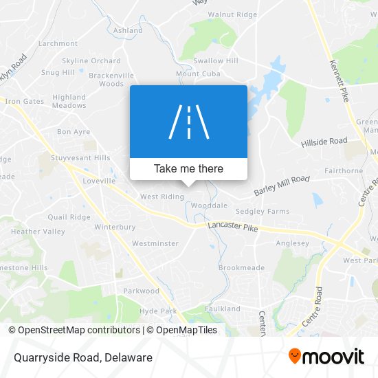 Mapa de Quarryside Road