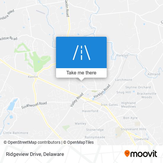 Mapa de Ridgeview Drive
