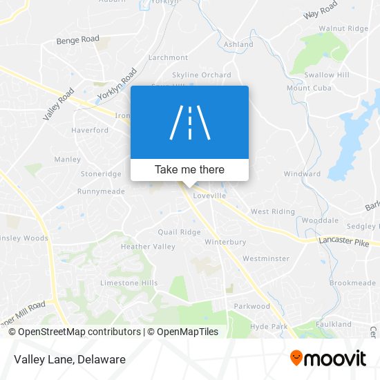Mapa de Valley Lane