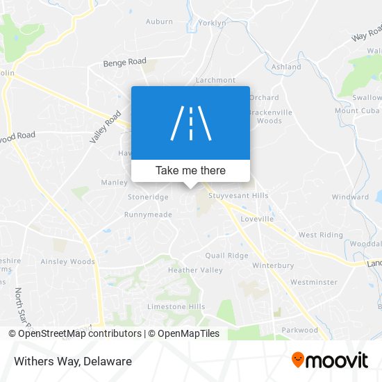 Mapa de Withers Way
