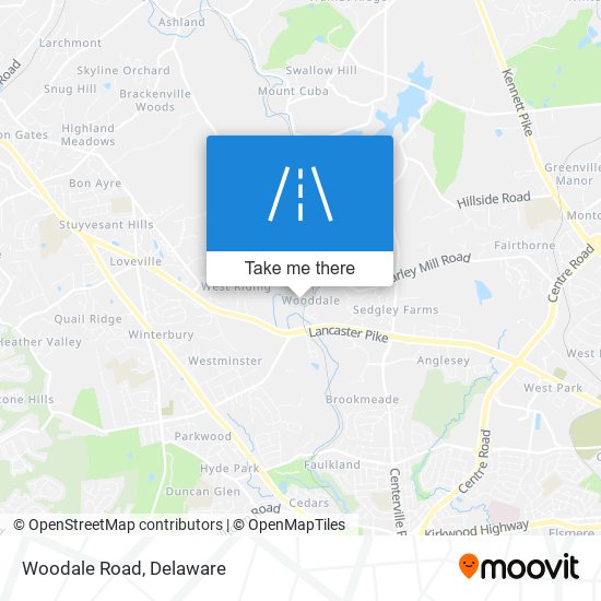 Woodale Road map