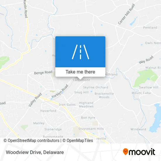 Woodview Drive map
