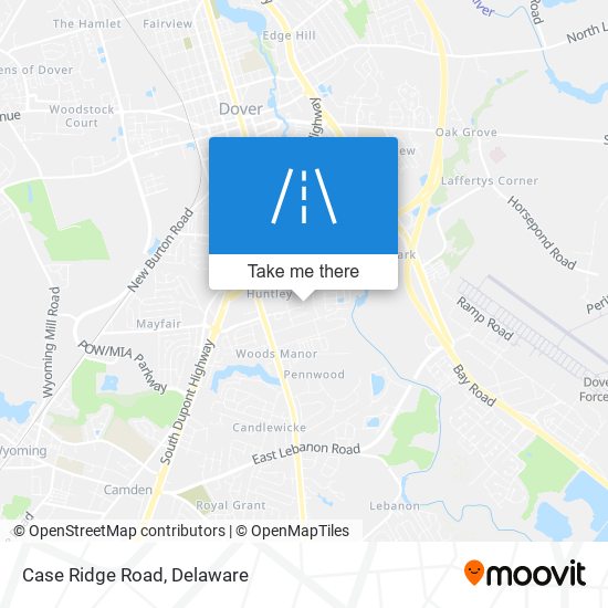 Mapa de Case Ridge Road