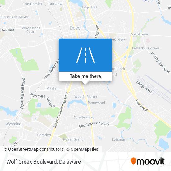 Mapa de Wolf Creek Boulevard