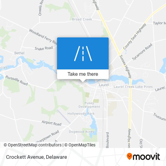 Mapa de Crockett Avenue