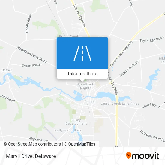 Marvil Drive map