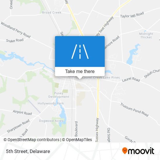 Mapa de 5th Street