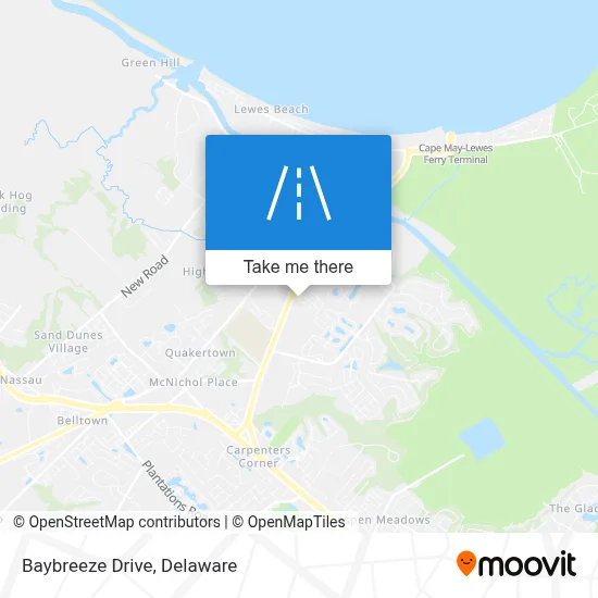 Baybreeze Drive map