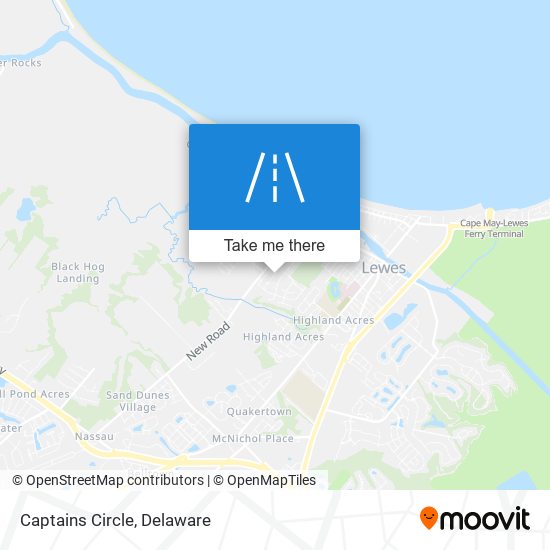 Mapa de Captains Circle