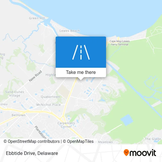 Ebbtide Drive map