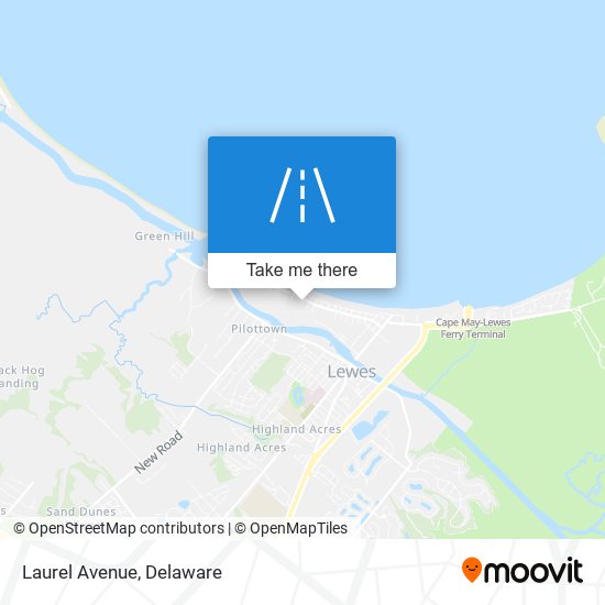 Mapa de Laurel Avenue