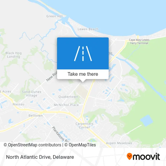 North Atlantic Drive map