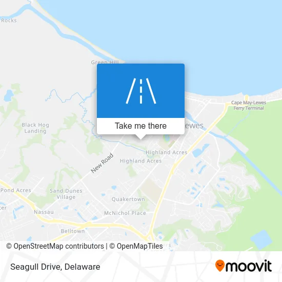 Seagull Drive map