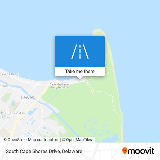 Mapa de South Cape Shores Drive