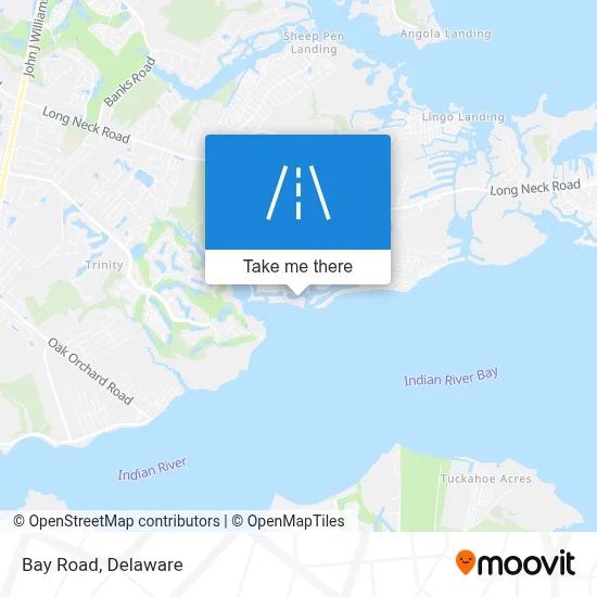 Bay Road map
