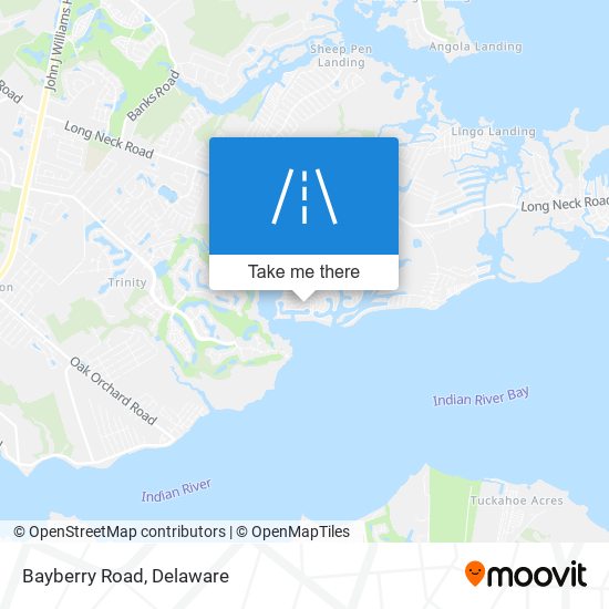 Mapa de Bayberry Road