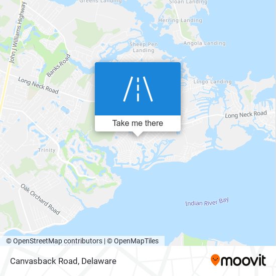Mapa de Canvasback Road