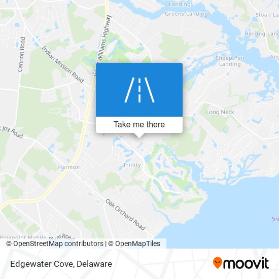 Mapa de Edgewater Cove