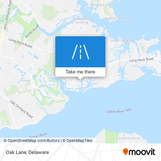 Mapa de Oak Lane