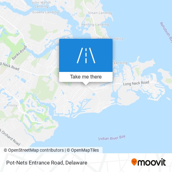 Pot-Nets Entrance Road map
