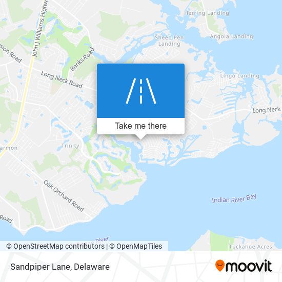 Mapa de Sandpiper Lane